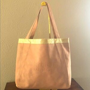 Jimmy Choo Cream Parfums bag